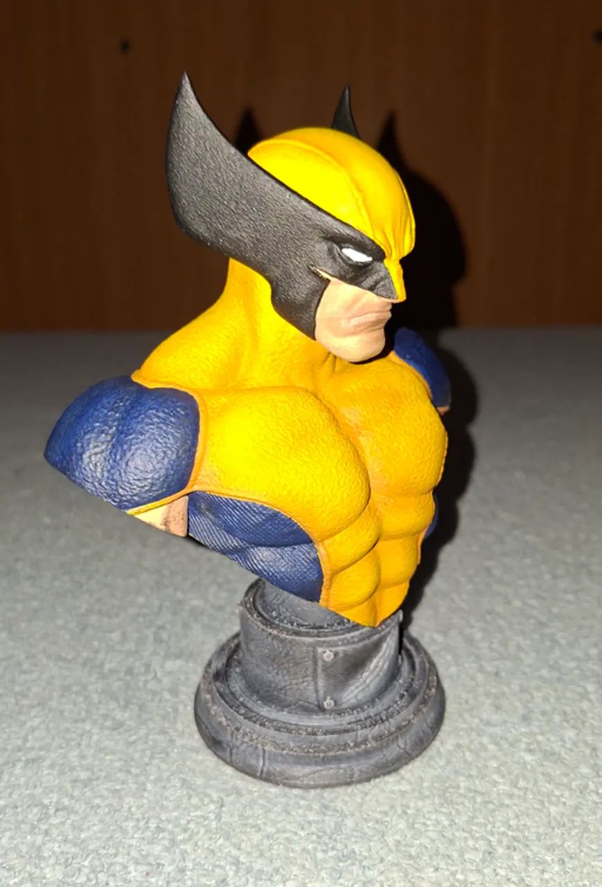 WOLVERINE BUSTO - PERSONAGEM DE AÇÃO - PEÇA DE COLEÇÃO PREMIUM - Foto 4