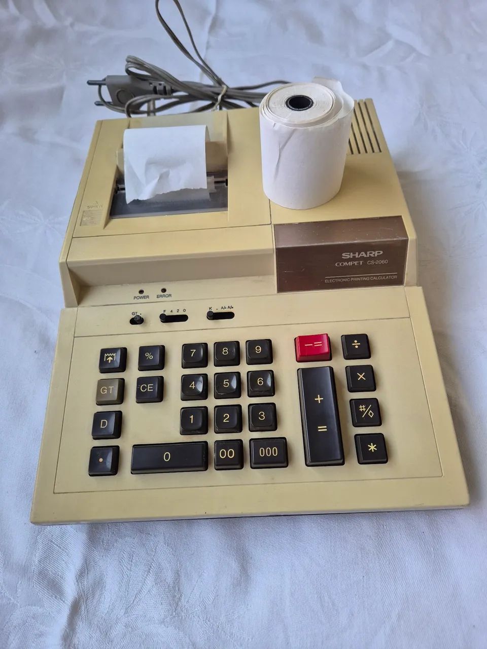 Calculadora Sharp Compet CS-2060 com Impressora - Vintage - Foto 2