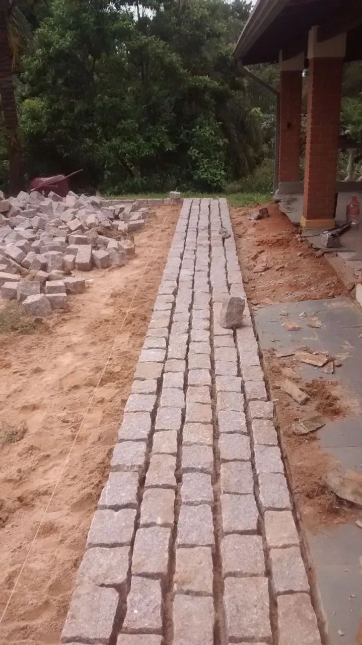 Assentamento e manutenção de e paralelepípedos - Foto 4