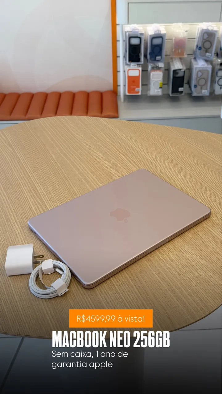 MacBook neo (2026) Prata - 256 SSD 8gb de ram - lacrado