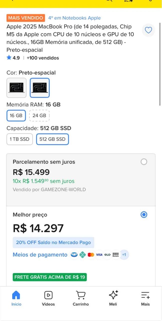MAC BOOK PRO M4 - Foto 2