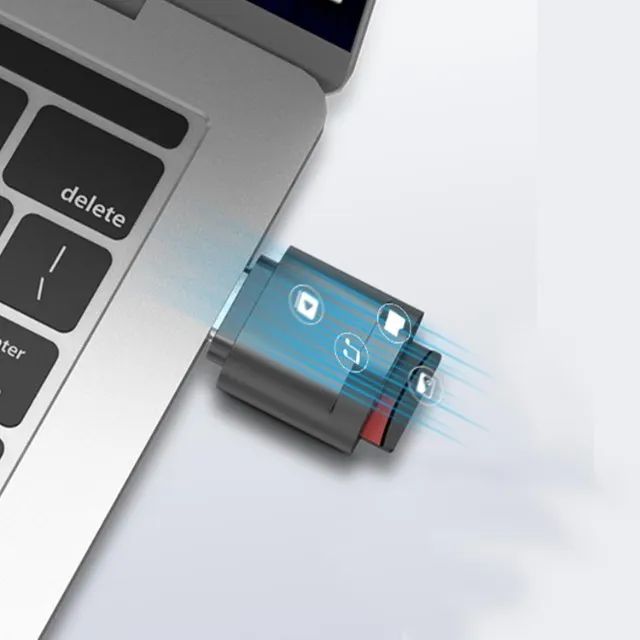 Leitor de cartão micro SD/TF para tipo C - Foto 2