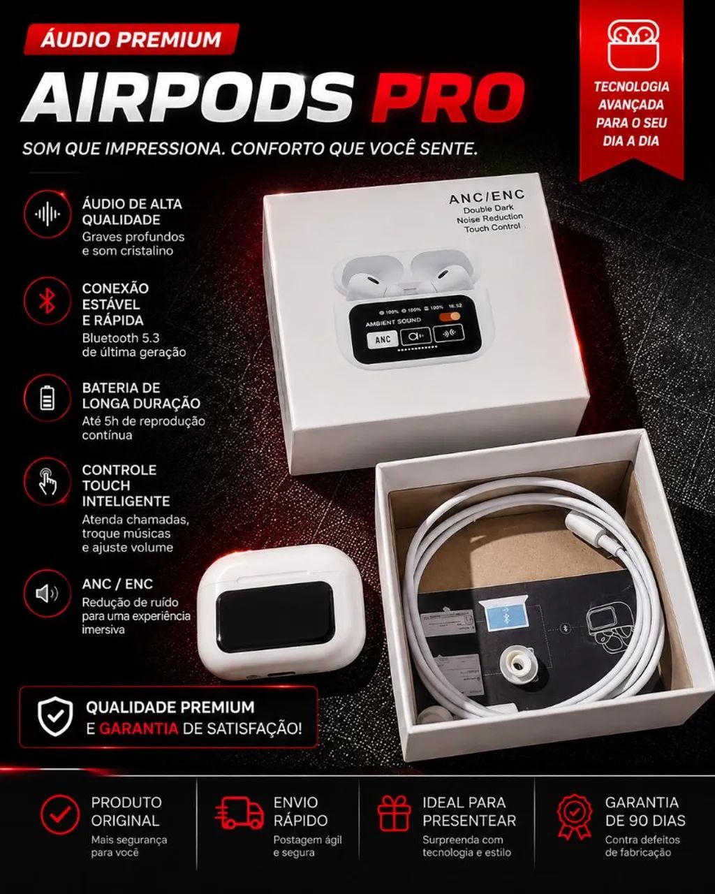 Fone Bluetooth A9pro