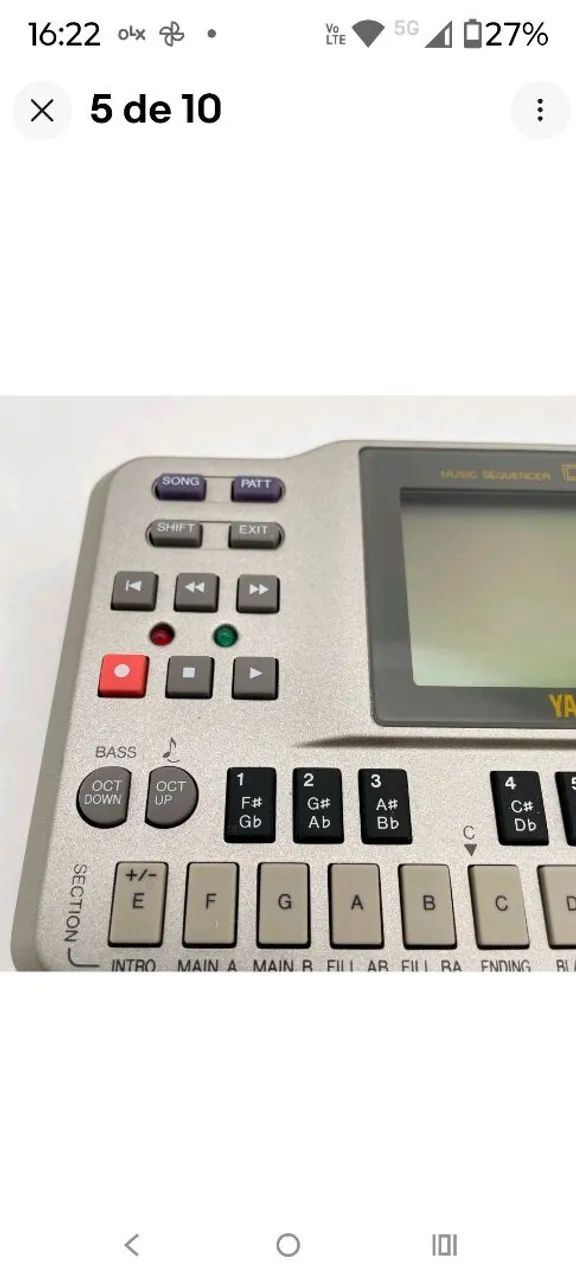 YAMAHA QY70 XG MIDI Music Digital Sequencer Samplers Rhythm