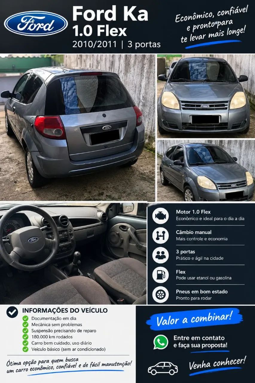 Ford Ka 1.0 8V/1.0 8V ST FLEX 3P 2011