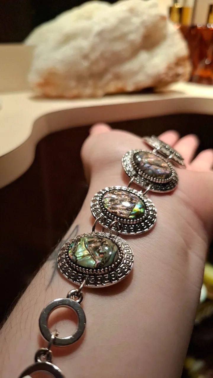 Pulseira abalones natural - Foto 4