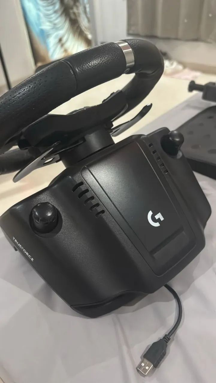 volante logitech trueforce g923 - Foto 3