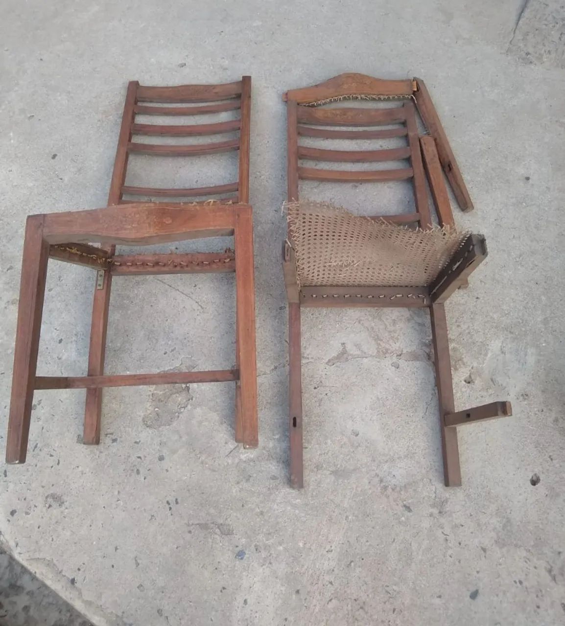 Par de Cadeiras Floreal Assento Encosto Antigus  - Foto 4