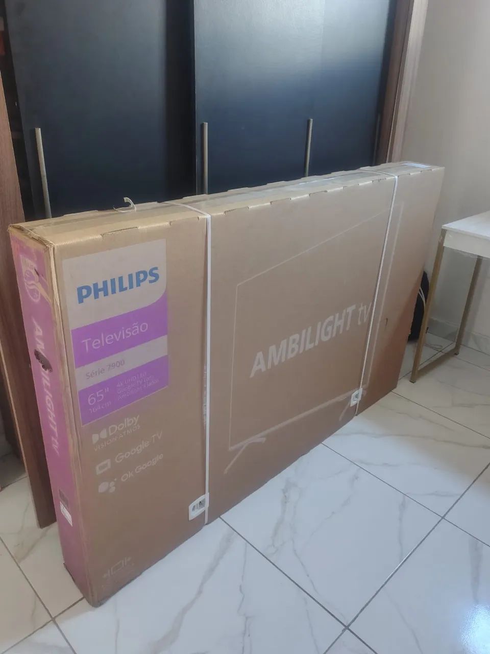 Tv 65 polegadas 4k Philips com Google tv  * HDR  * Dolby vision *LACRADA*  - Foto 2