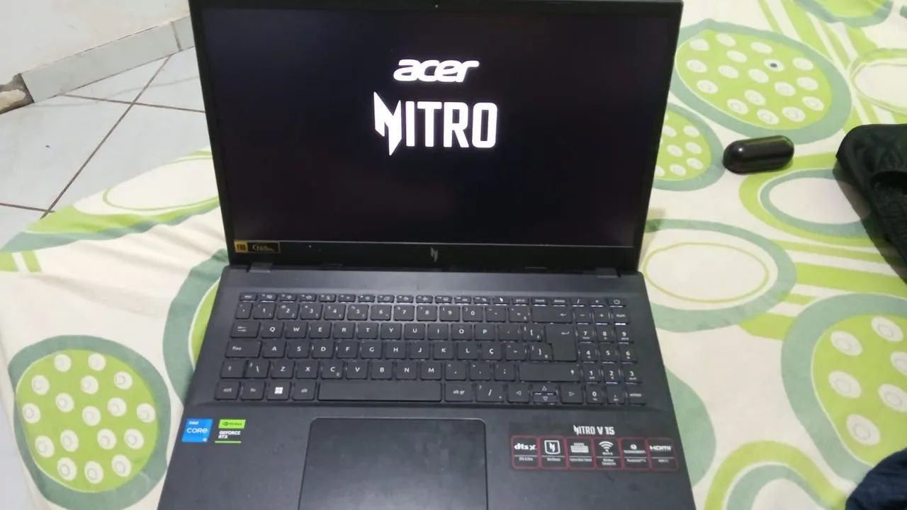 Nitro V15 8gb de ram - RTX 3050 - I5