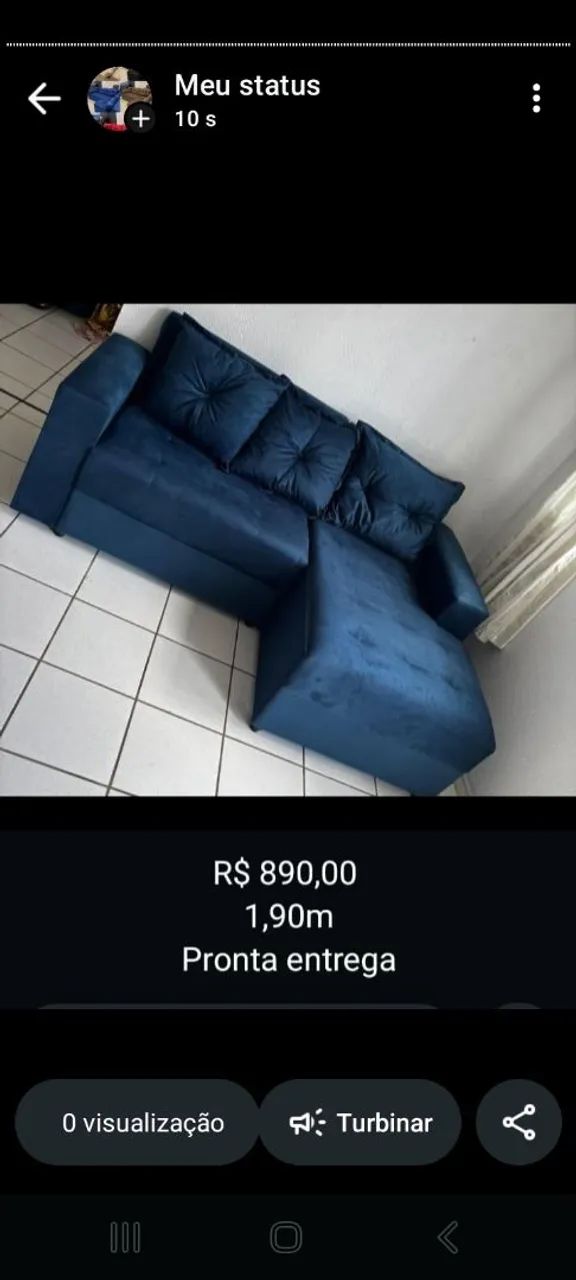 Sofá  de 2 lugares pronta entrega apartir RS 749,00 contato( 98) 9  *  - Foto 3