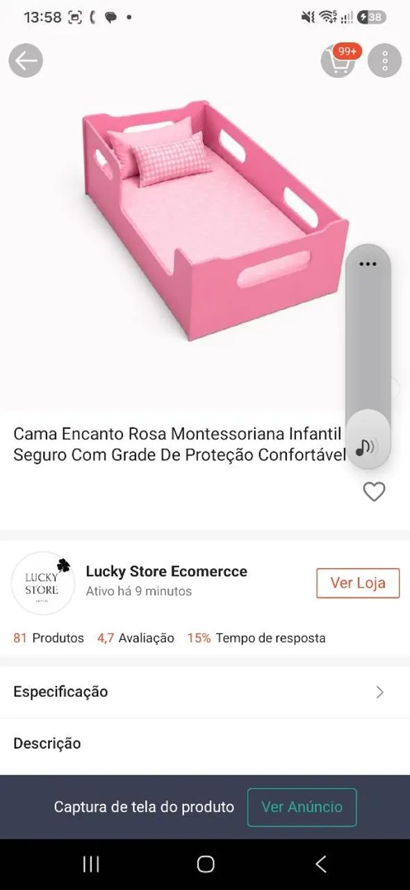 Cama infantil de chão 