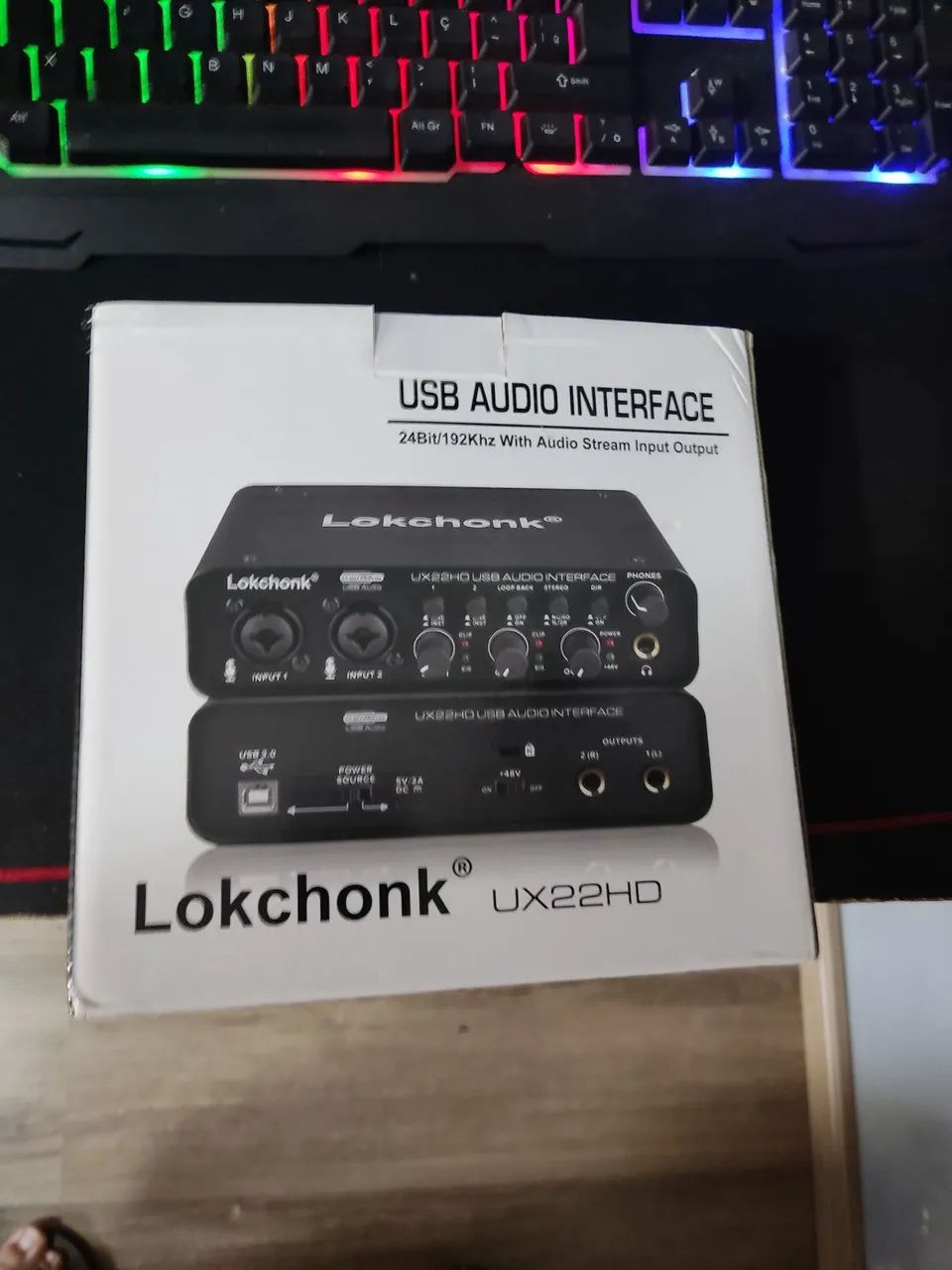 Interface de áudio Lokchonk UX22HD - Foto 4