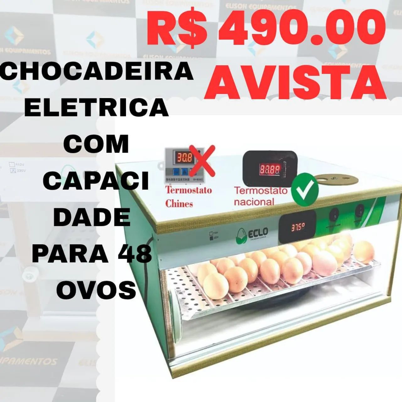Chocadeira 48 ovos nova com garantia 