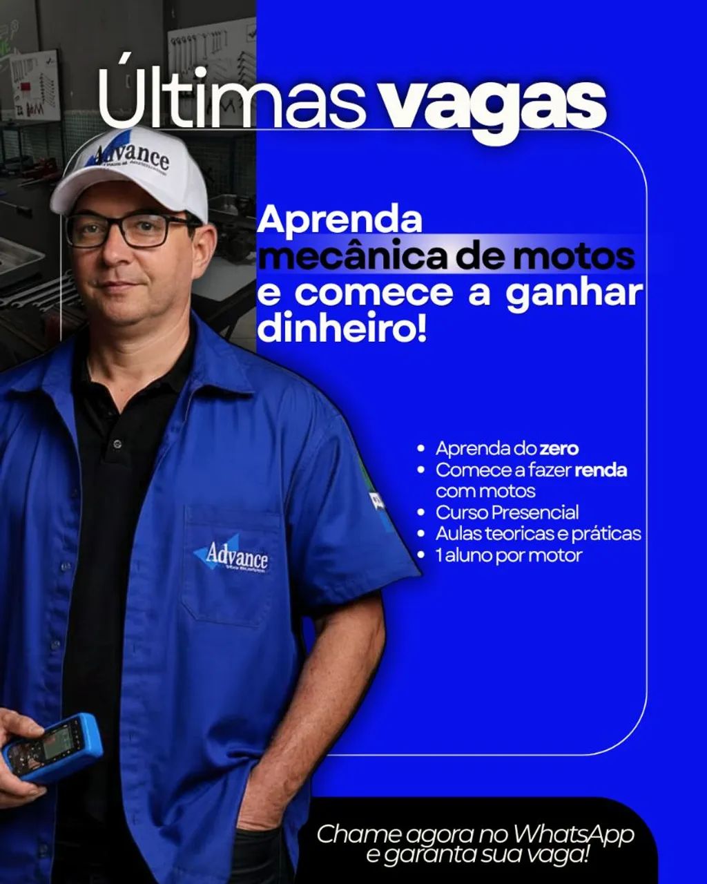 Saia do Zero e entre na profissão Mecânico de Motos 