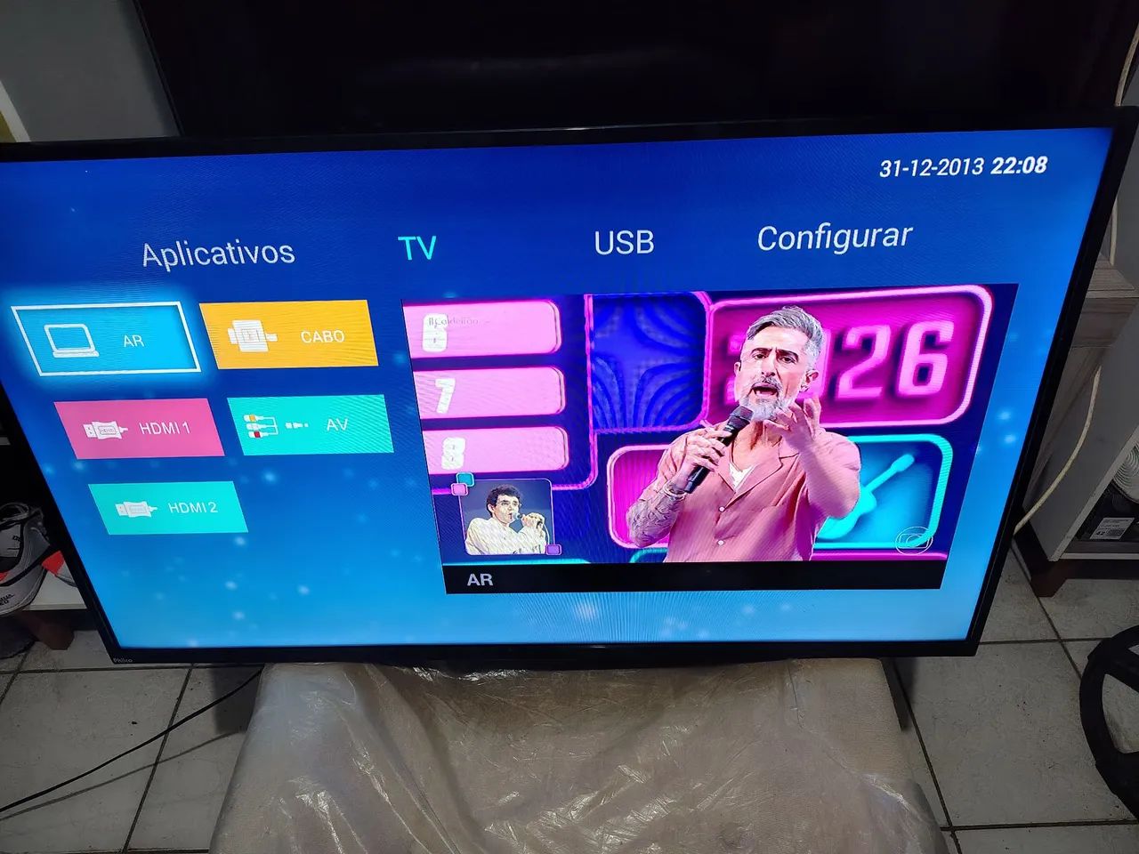 Tv 42 smart funcionando perfeitamente vai controle  - Foto 2