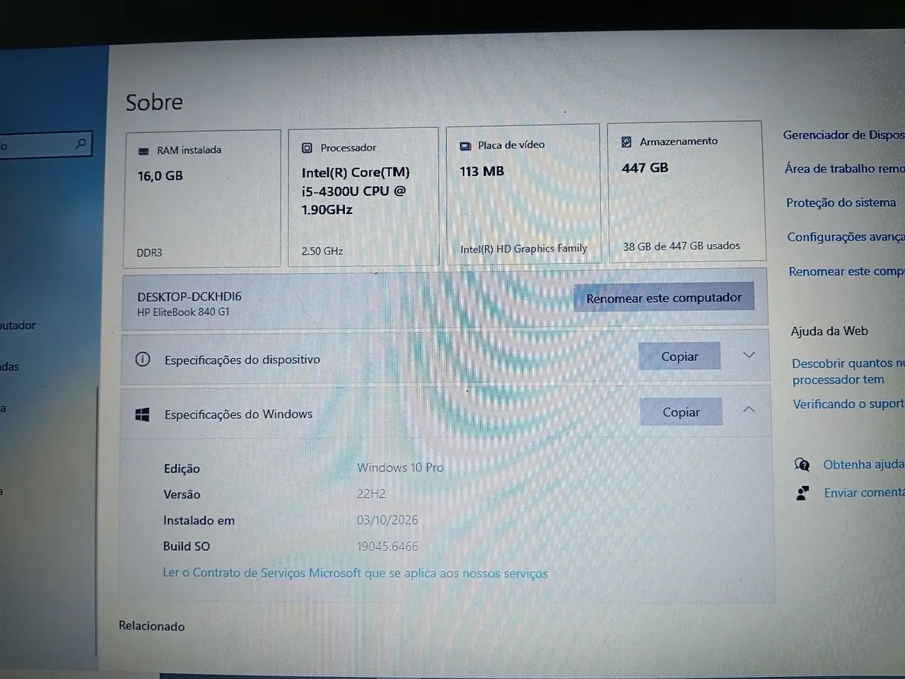 Notebook HP usado. - Foto 4