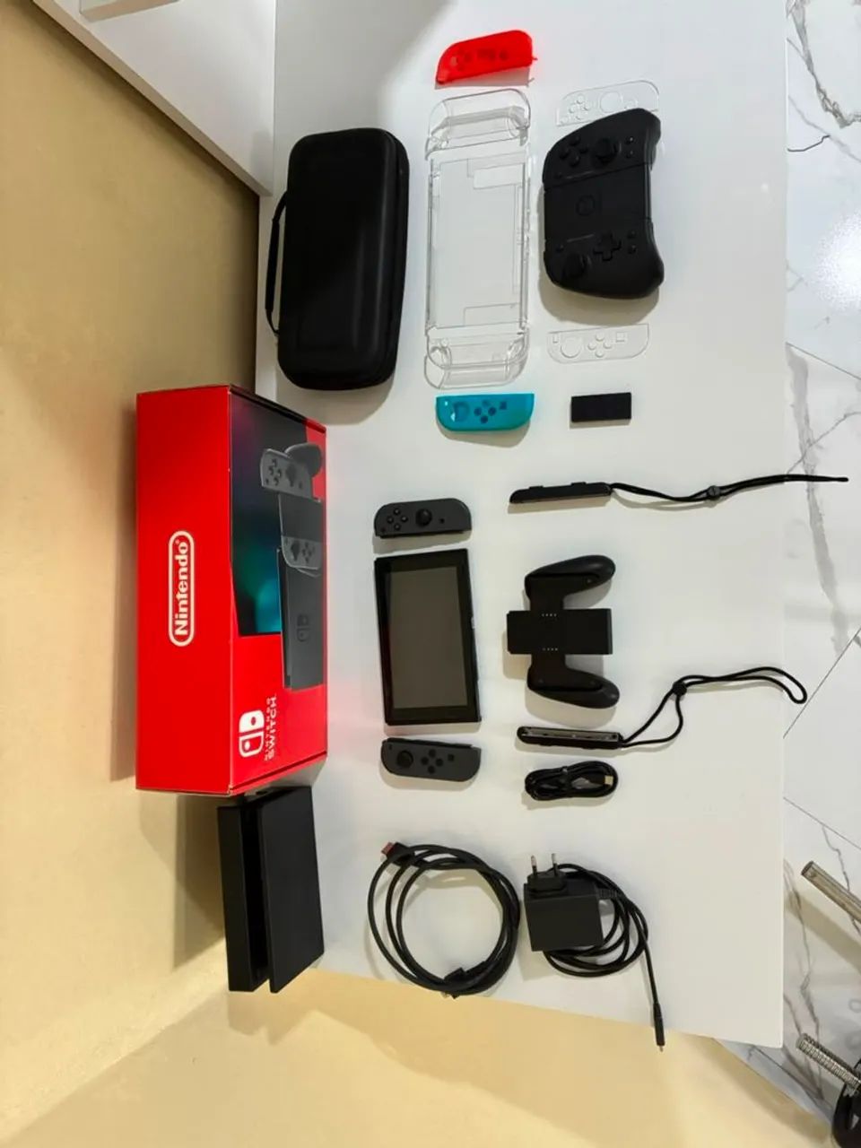 Nintendo switch v2 desbloqueado impecável  - Foto 3