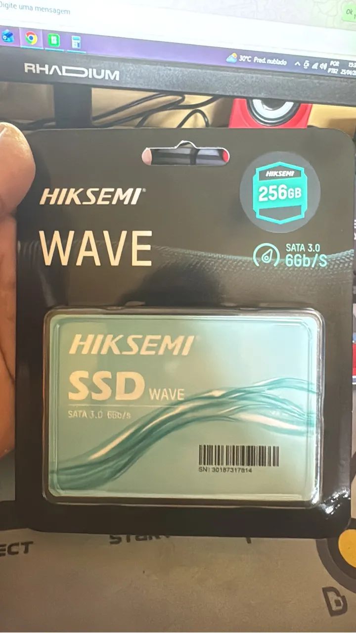 Ssd Sata 256 Hiksemi lacrado - Armazenamento - Alvorada, Manaus