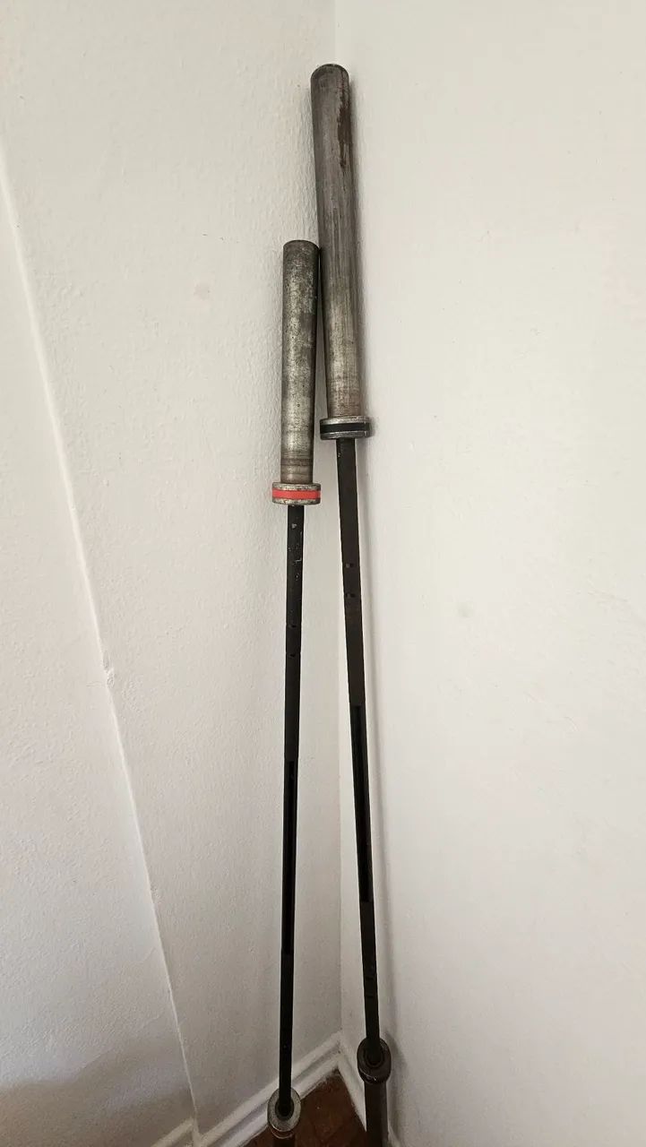 Barra olímpica 20kg e 15kg