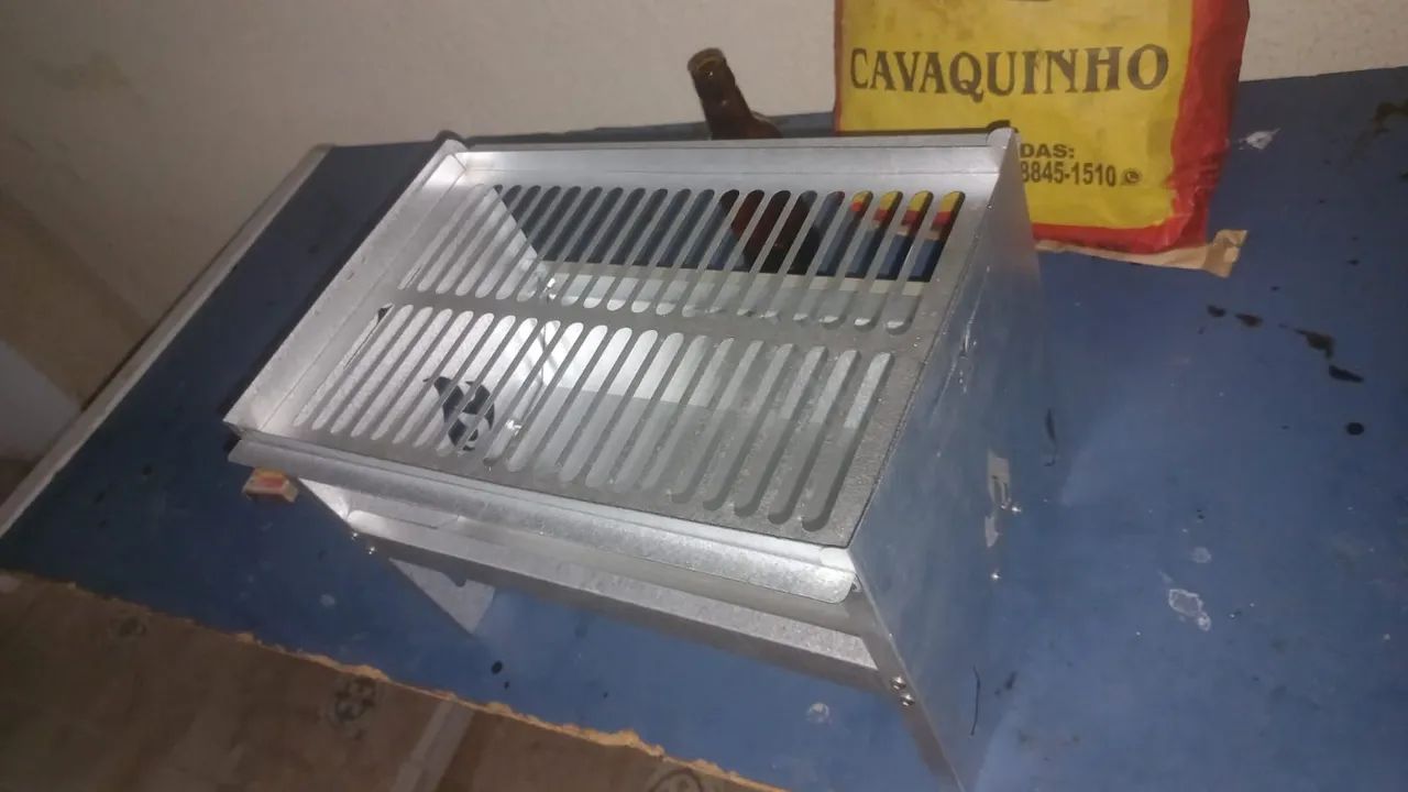 Churrasqueira portátil aço inox - Foto 2
