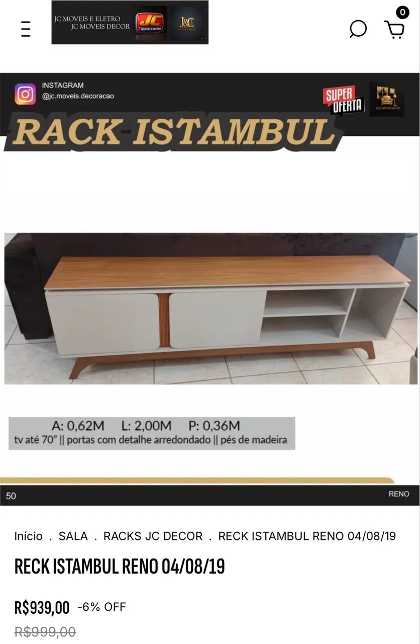 RACK ISTAMBUL PROMOÇÃO 