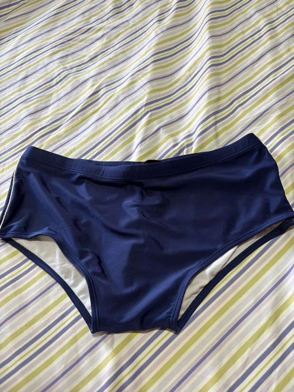 Sunga boxer azul M