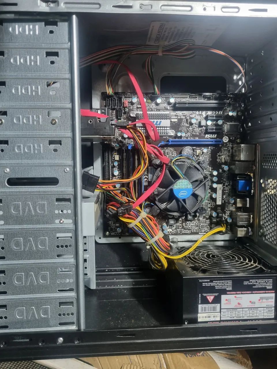 CPU i3 530  2.93GHz com placa  mãe msi h55m e33  HD 2 Tb  memória 16 gb com Windows10<br> - Foto 2