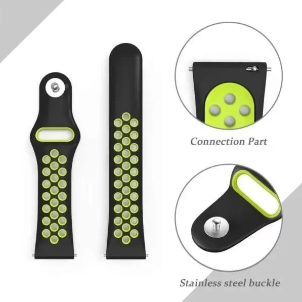 Pulseira Garmin Linha AIR | Silicone Ventilado | 22mm