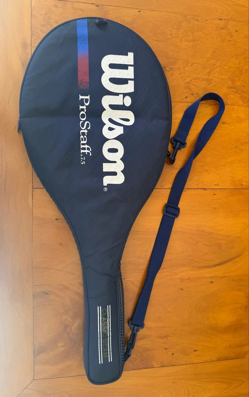 Raquete de tênis Wilson com bolsa e capa - Foto 5