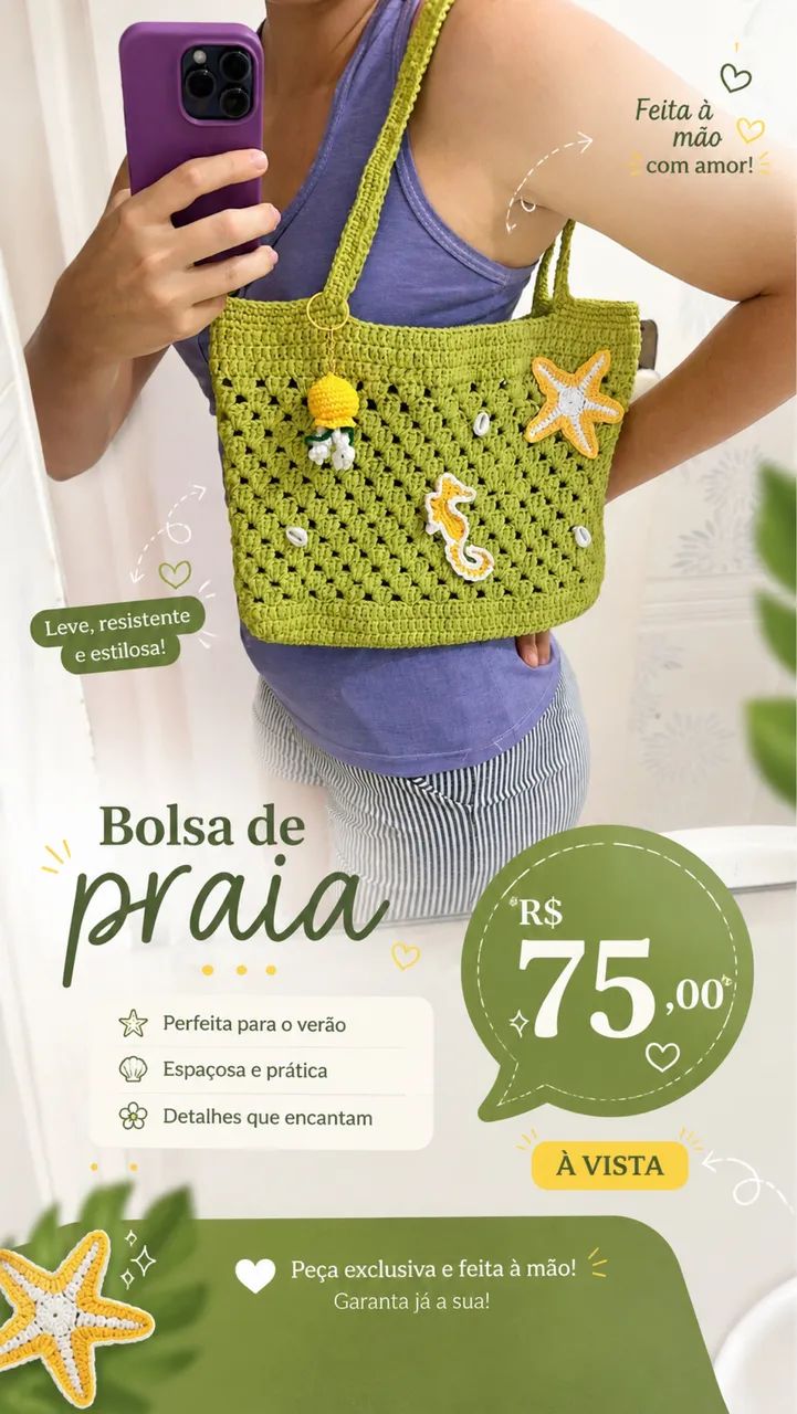 Crochet Ecobag - Breeze458362077735168002