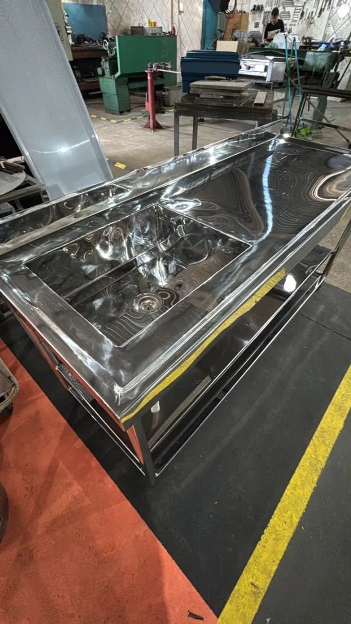 Pia aço inox  - Foto 3