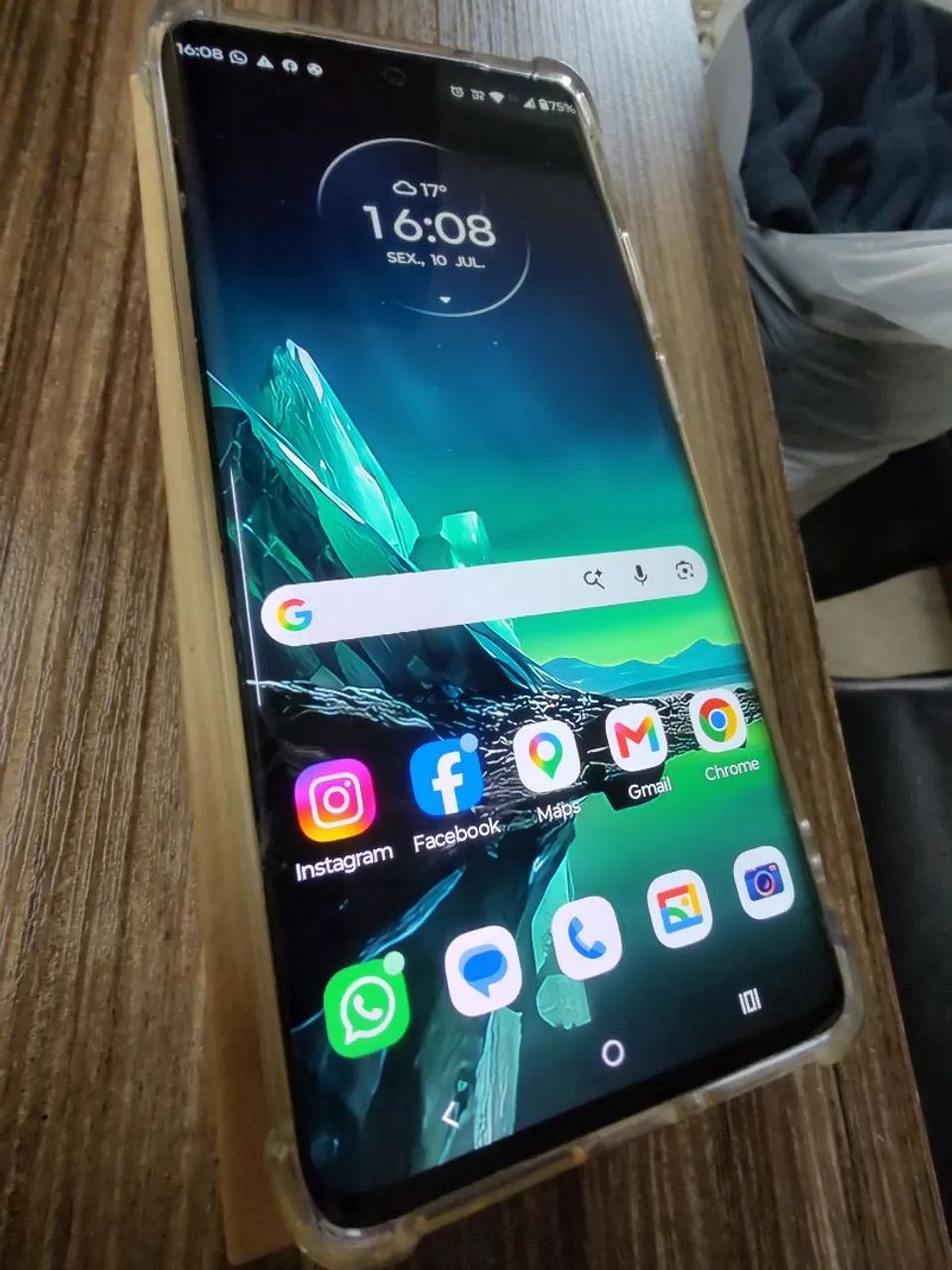 Vendo Moto Edge 40 Neo Impecável 