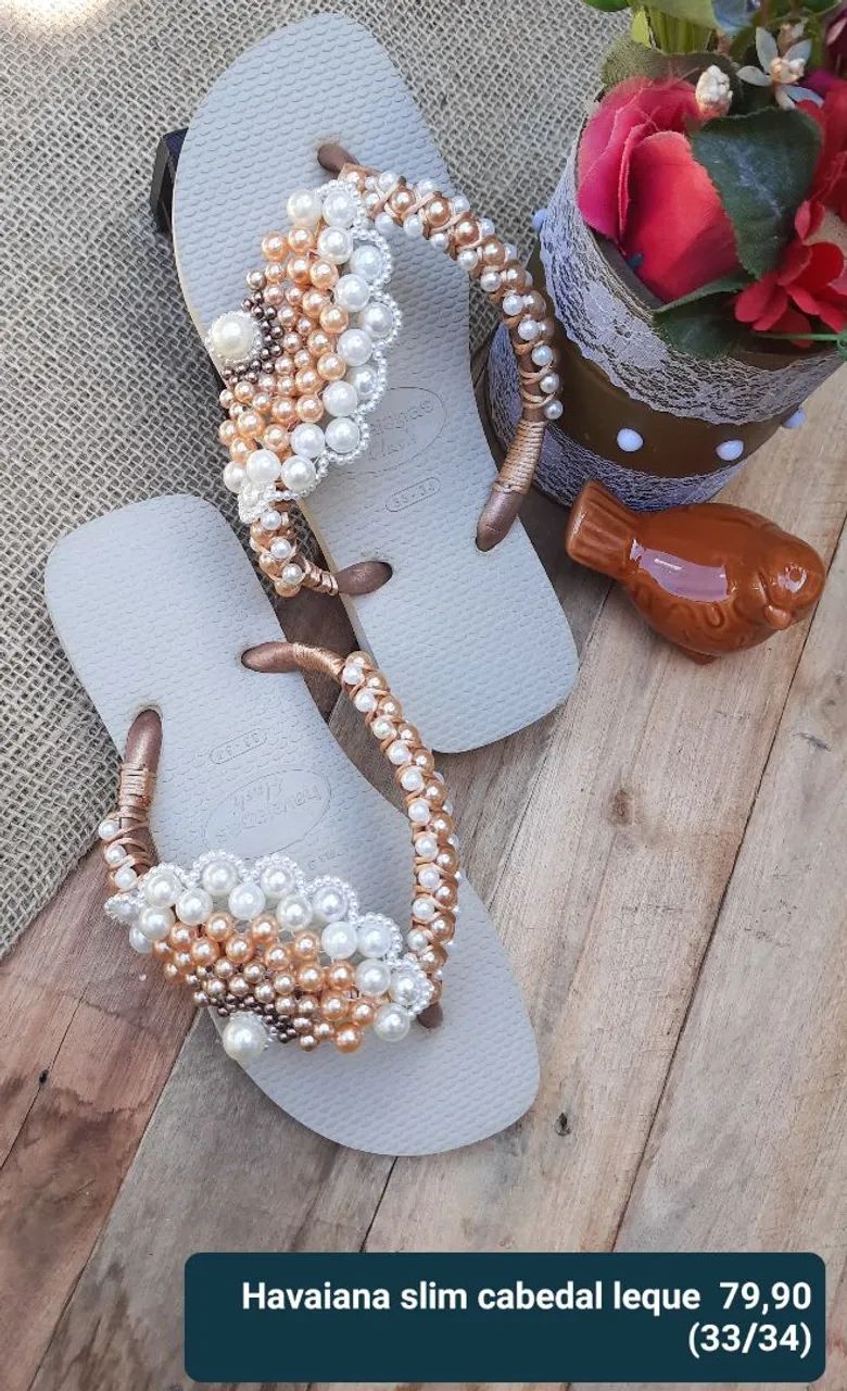 Sandália decorada - Foto 5