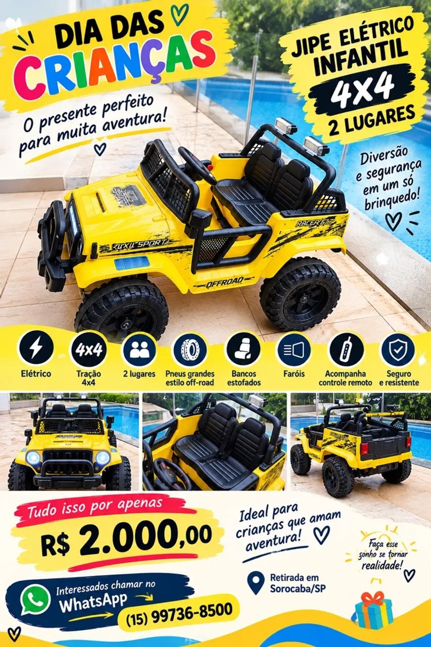 Buggy Racing 24V 4x4 - 2 lugares