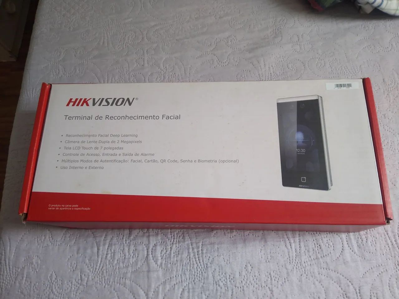 Terminal de reconhecimento fácil hikvision modelo DS-K1T671M-L 