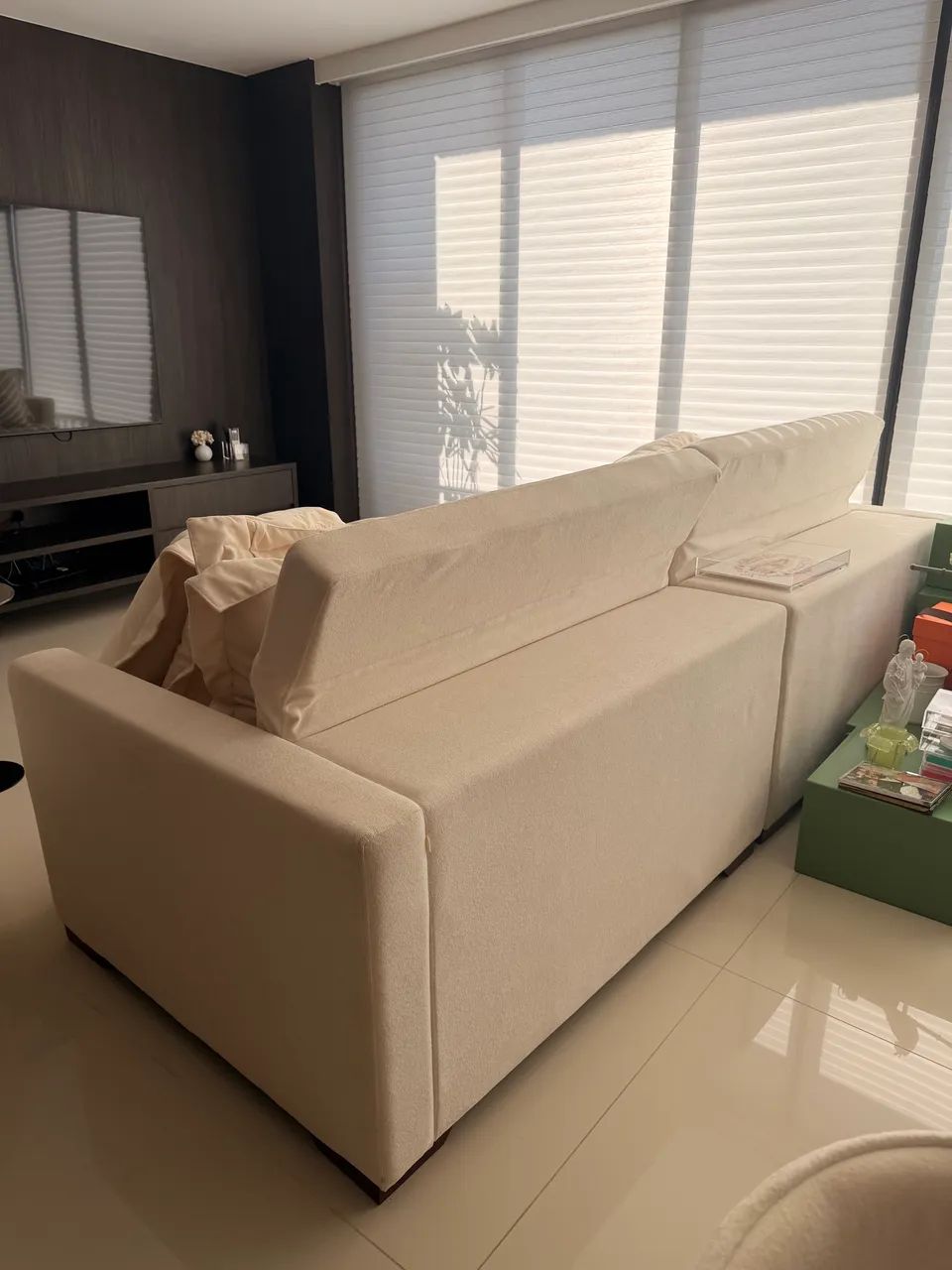 Sofá em tecido buclê apartamento - Foto 2