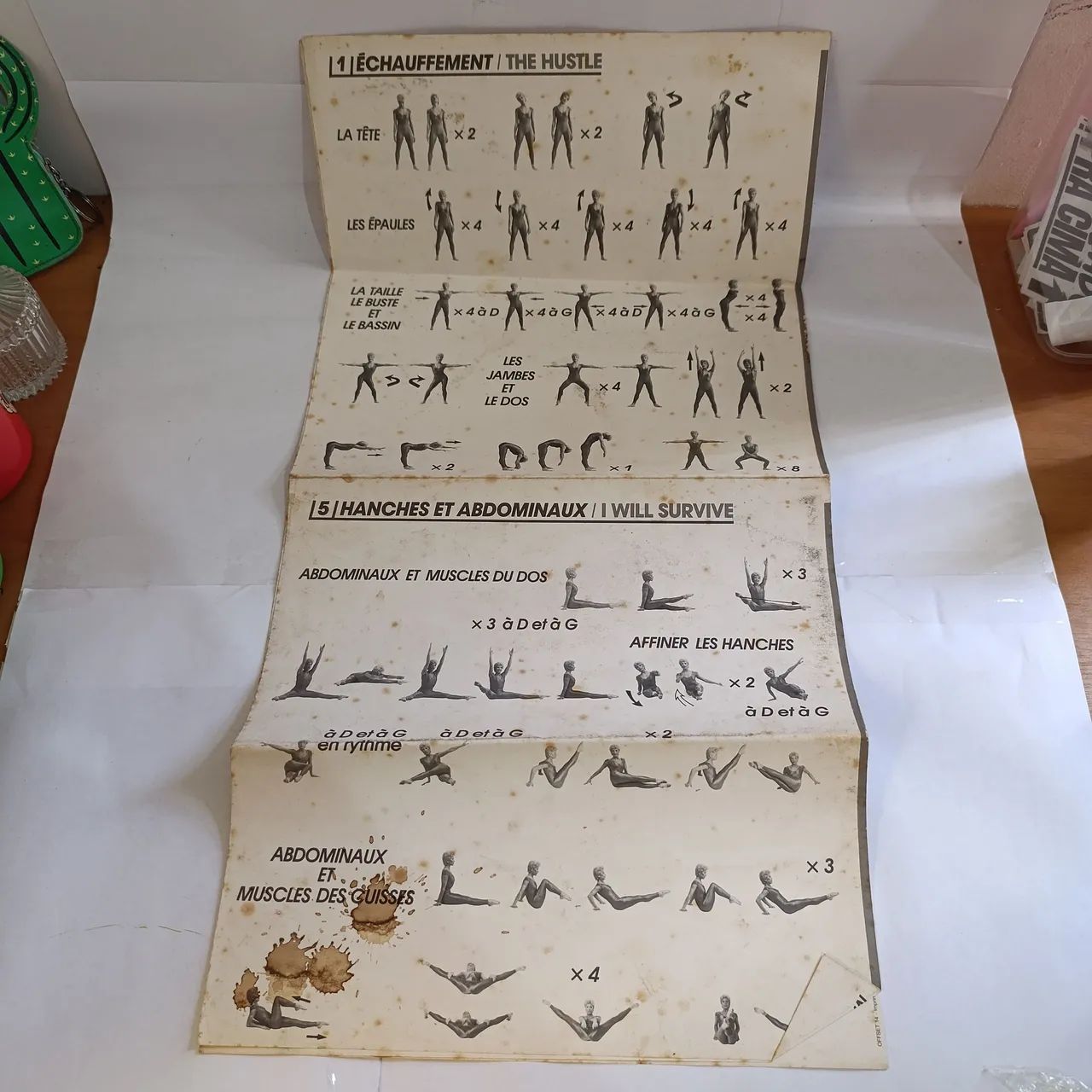 Antigo Guia em Francês de Alongamento e Exercícios - Foto 2