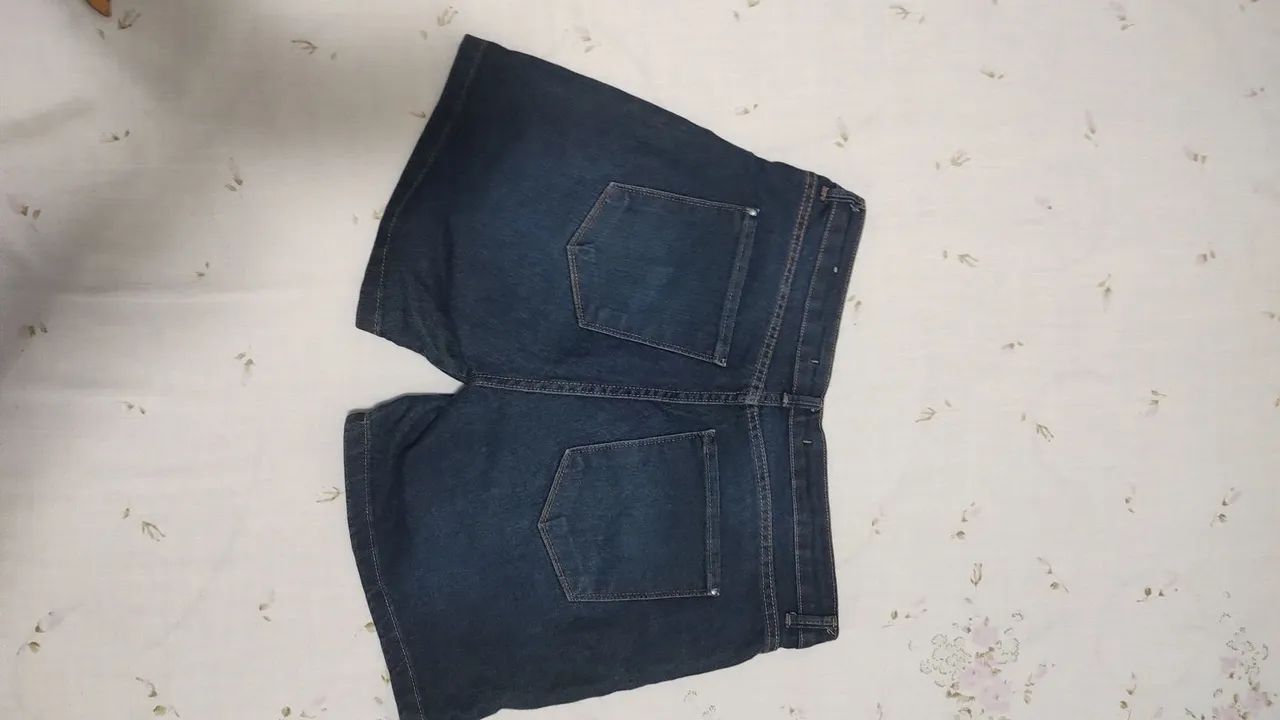 Bermuda jeans feminina Marfinno 42 - Foto 2