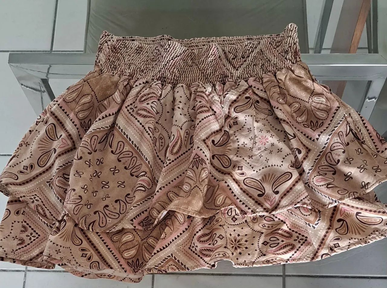 Conjunto saia babados e bata Adolescente. - Foto 2