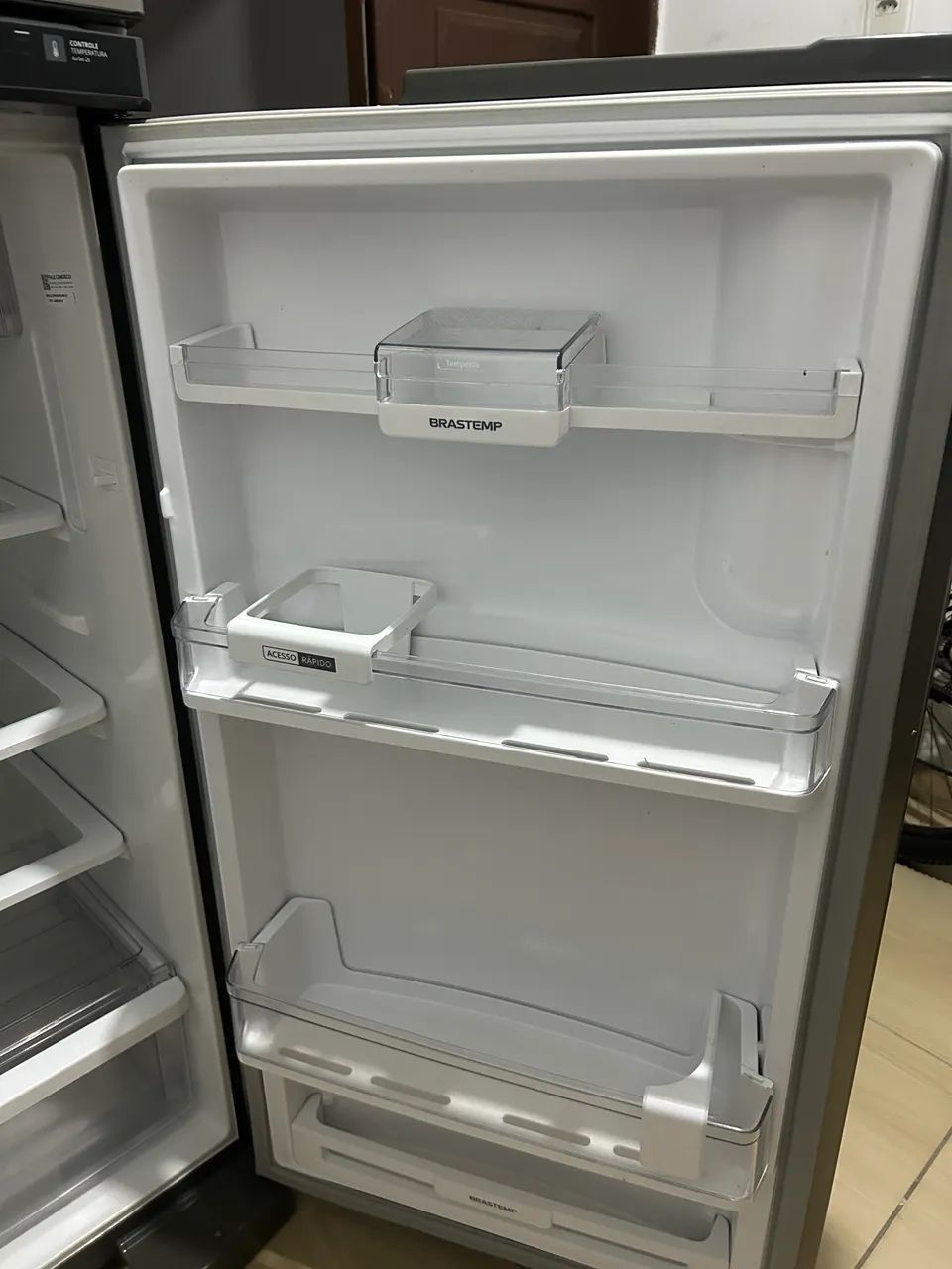 Geladeira Brastemp Inox 110v com trasnsformador - Foto 3