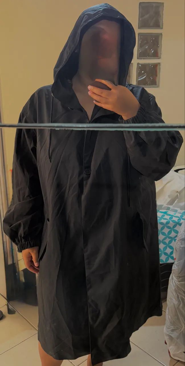 Gabardine preto plus size  - Foto 4