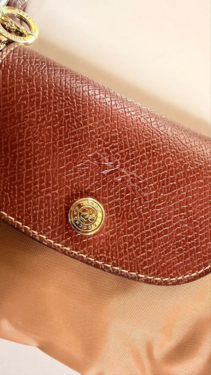 bolsa lona khaki media com logo - Foto 3