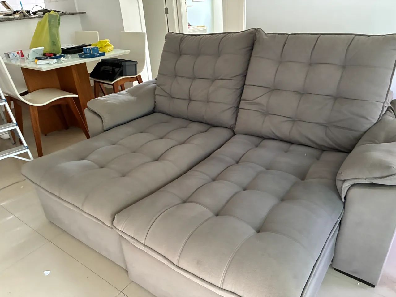 Sofá retrátil e reclinável de alta qualidade  - Foto 4