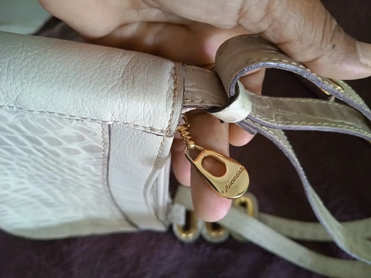 Bolsa de couro  - Foto 3