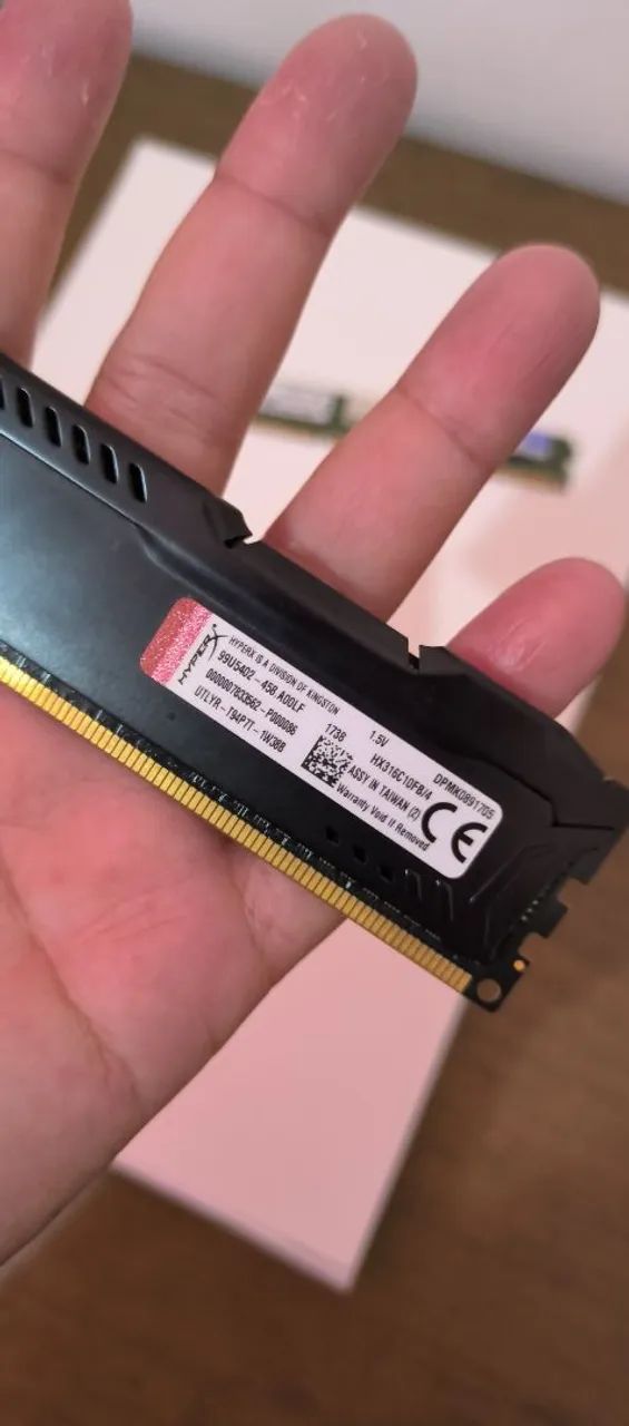 2 Memórias RAM 4GB CADA DDR3 - KINGSTON E HYPERX - Foto 4