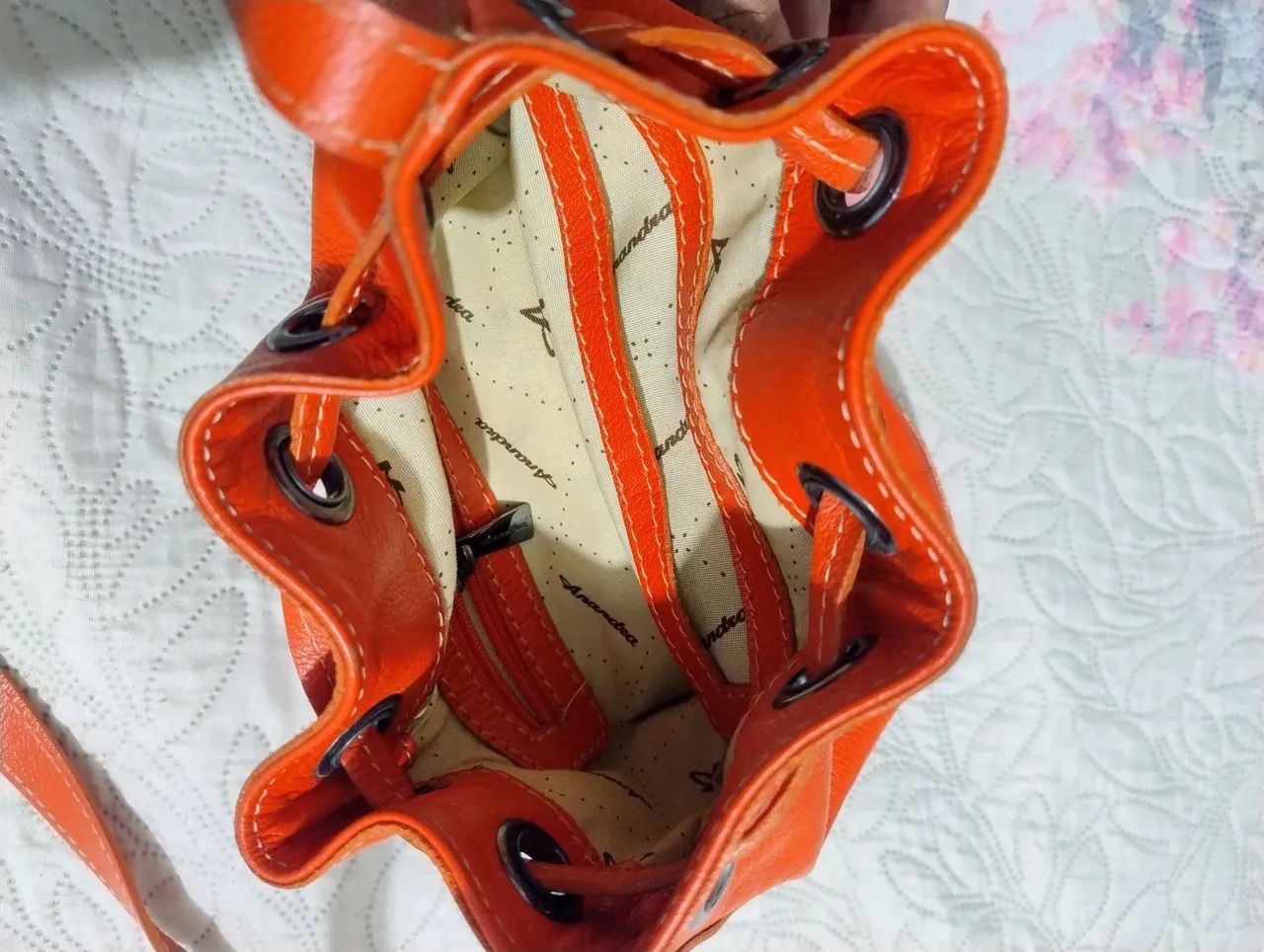 Bolsa couro original ANANDRA - Foto 4