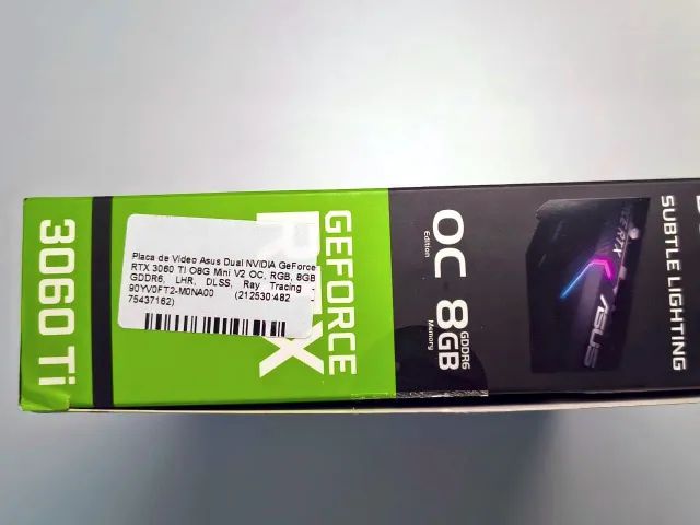 Placa de Vídeo ASUS GFORCE RTX3060Ti - Foto 3
