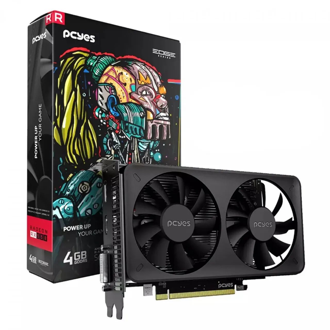 PLACA DE VIDEO RX 550 4GB PCYES
