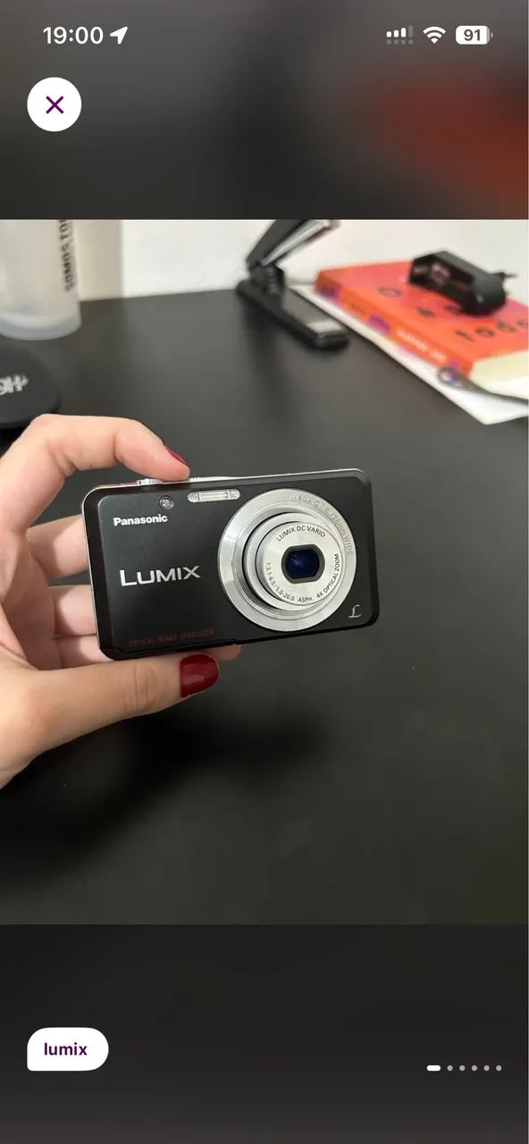 câmera panasonic lumix